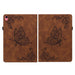 Butterfly Flower Embossed Leather Tablet Case For Ipad 10th