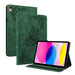 Butterfly Flower Embossed Leather Tablet Case For Ipad 10th