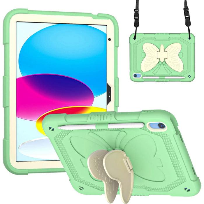 Butterfly Kickstand Heavy Duty Hard Rugged Tablet Case