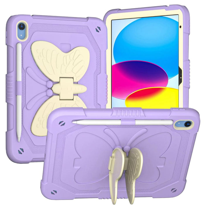 Butterfly Kickstand Heavy Duty Hard Rugged Tablet Case