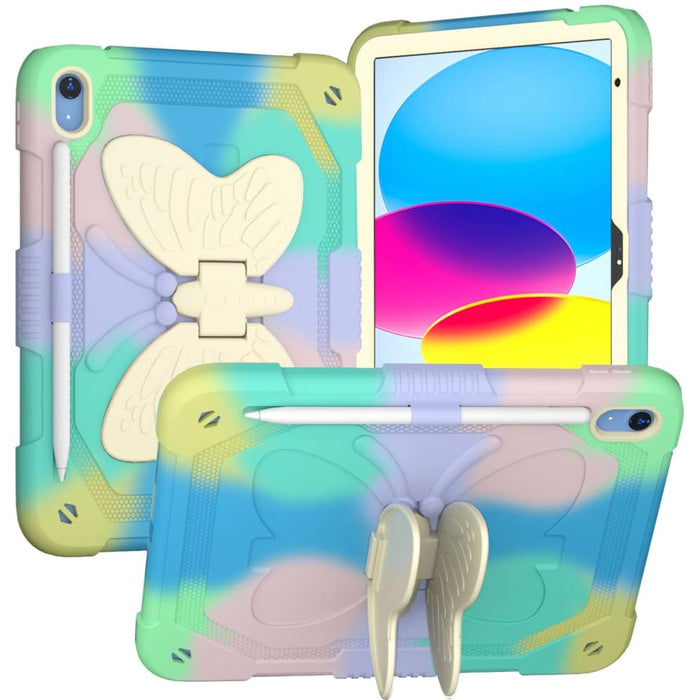 Butterfly Kickstand Heavy Duty Hard Rugged Tablet Case