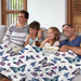 Butterfly Print Plush Throw Blanket Soft For Sofa Couch