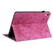 Butterfly Rose Embossed Leather Tablet Case For Ipad 10th