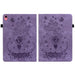 Butterfly Rose Embossed Leather Tablet Case For Ipad 10th