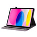 Butterfly Rose Embossed Leather Tablet Case For Ipad 10th