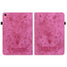 Butterfly Rose Embossed Leather Tablet Case For Ipad 10th