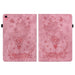 Butterfly Rose Embossed Leather Tablet Case For Ipad 10th
