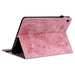 Butterfly Rose Embossed Leather Tablet Case For Ipad 10th