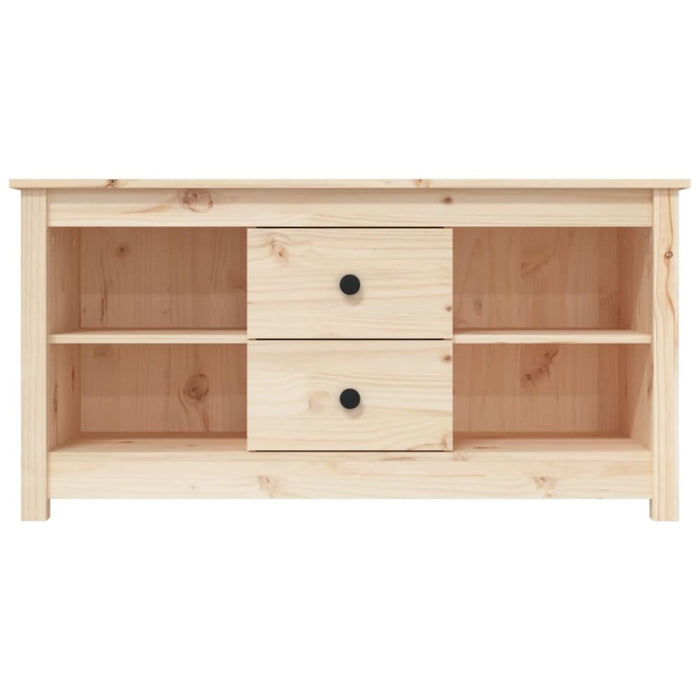 Tv Cabinet 103x36.5x52 Cm Solid Wood Pine Noaplk
