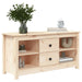 Tv Cabinet 103x36.5x52 Cm Solid Wood Pine Noaplk