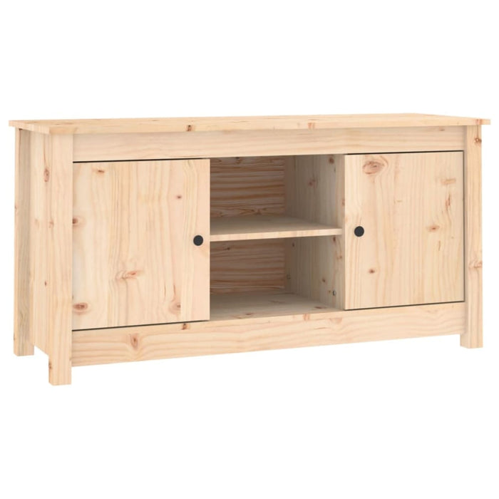 Tv Cabinet 103x36.5x52 Cm Solid Wood Pine Noapna