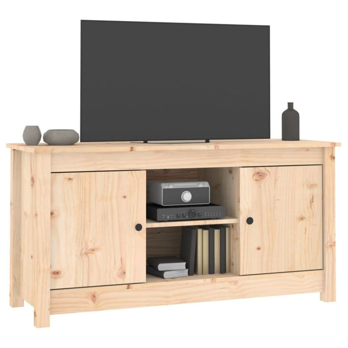 Tv Cabinet 103x36.5x52 Cm Solid Wood Pine Noapna