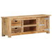 Tv Cabinet 110x30x40 Cm Rough Mango Wood Txntbi