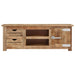 Tv Cabinet 110x30x40 Cm Rough Mango Wood Txntbi