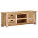 Tv Cabinet 110x30x40 Cm Rough Mango Wood Txntbi