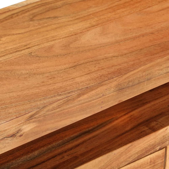 Tv Cabinet 110x30x40 Cm Solid Acacia Wood Ttiblp
