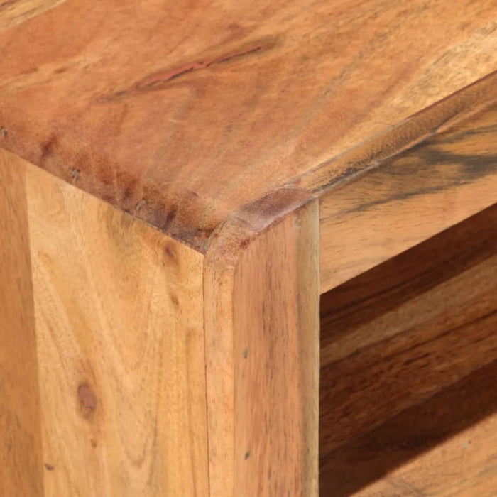 Tv Cabinet 110x30x40 Cm Solid Acacia Wood Ttiblp