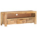 Tv Cabinet 110x30x40 Cm Solid Wood Rough Mango Ttnbxl