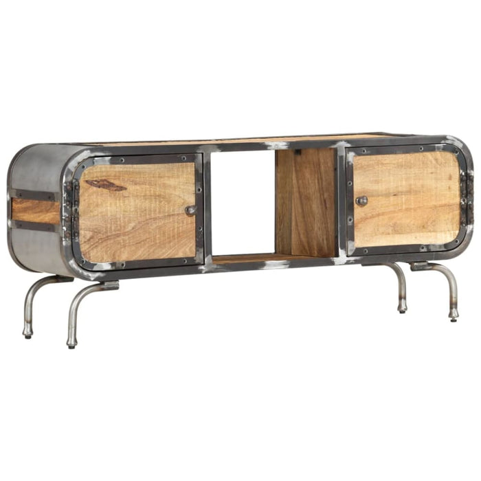 Tv Cabinet 110x30x42 Cm Solid Wood Mango Ttkioo