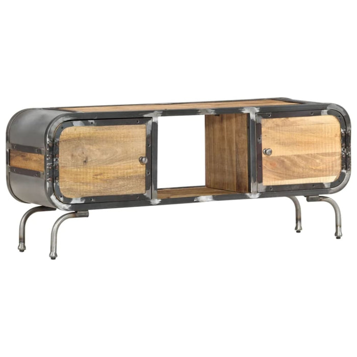 Tv Cabinet 110x30x42 Cm Solid Wood Mango Ttkioo