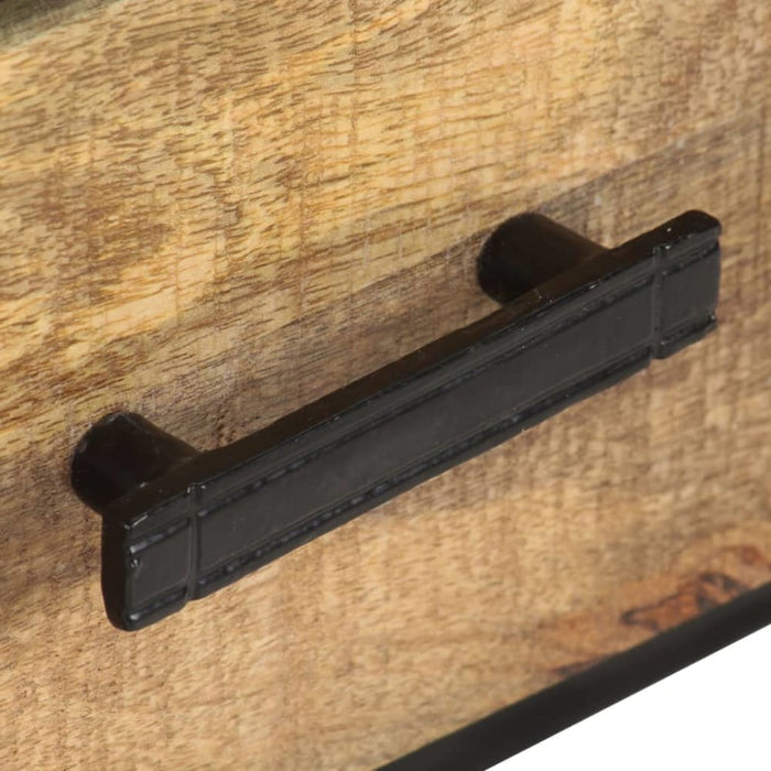 Tv Cabinet 110x30x45 Cm Rough Mango Wood Txiaai