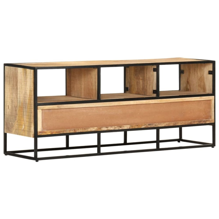 Tv Cabinet 110x30x45 Cm Rough Mango Wood Txiaai