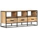 Tv Cabinet 110x30x45 Cm Rough Mango Wood Txiaai