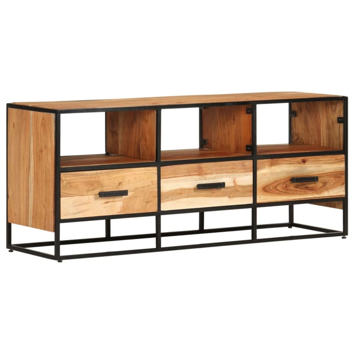 Tv Cabinet 110x30x45 Cm Solid Acacia Wood Txiaan