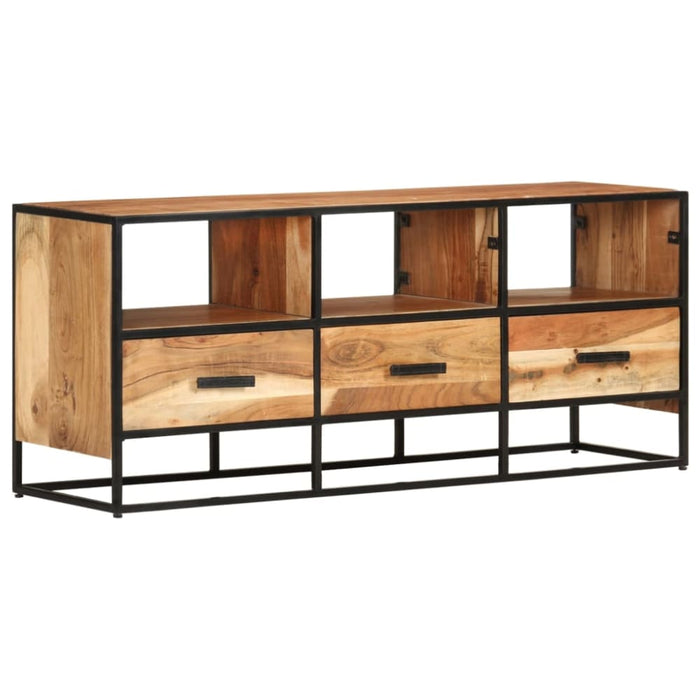 Tv Cabinet 110x30x45 Cm Solid Acacia Wood Txiaan