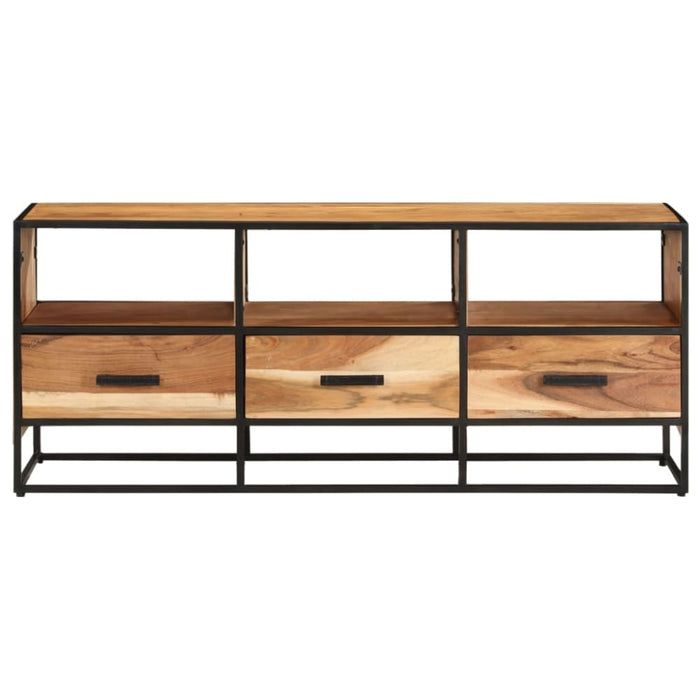 Tv Cabinet 110x30x45 Cm Solid Acacia Wood Txiaan