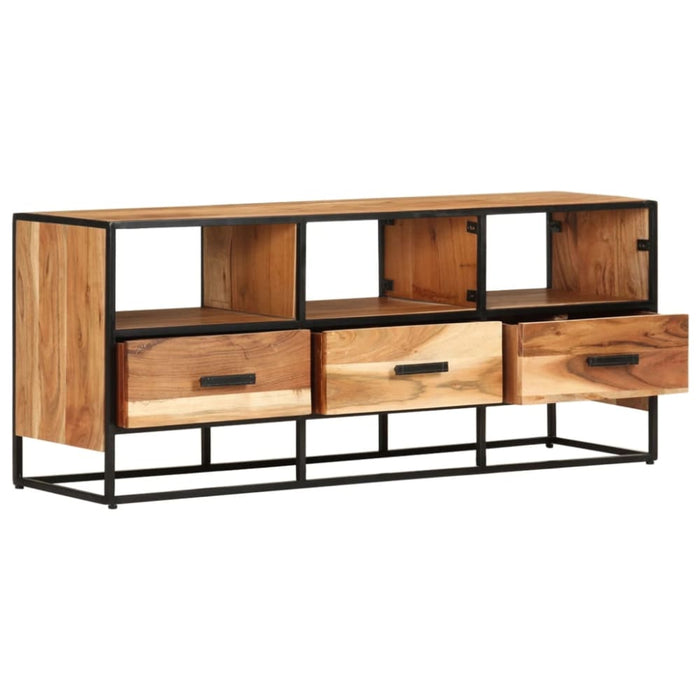 Tv Cabinet 110x30x45 Cm Solid Acacia Wood Txiaan