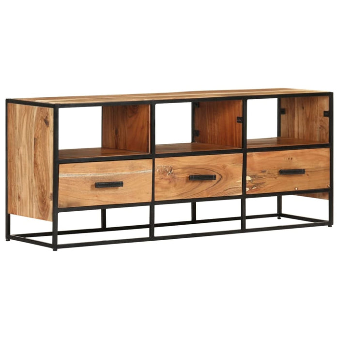 Tv Cabinet 110x30x45 Cm Solid Acacia Wood Txiaan