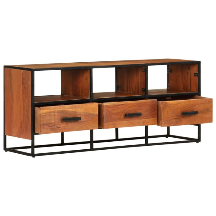 Tv Cabinet 110x30x45 Cm Solid Acacia Wood Txiapb