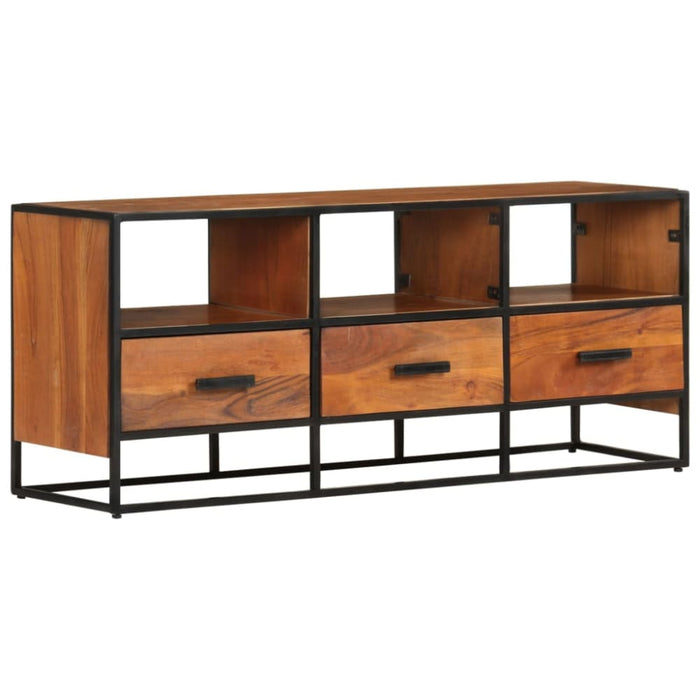 Tv Cabinet 110x30x45 Cm Solid Acacia Wood Txiapb