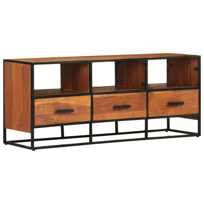 Tv Cabinet 110x30x45 Cm Solid Acacia Wood Txiapb