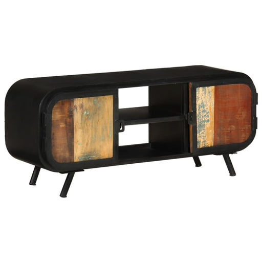 Tv Cabinet 110x30x45 Cm Solid Reclaimed Wood Txnaot