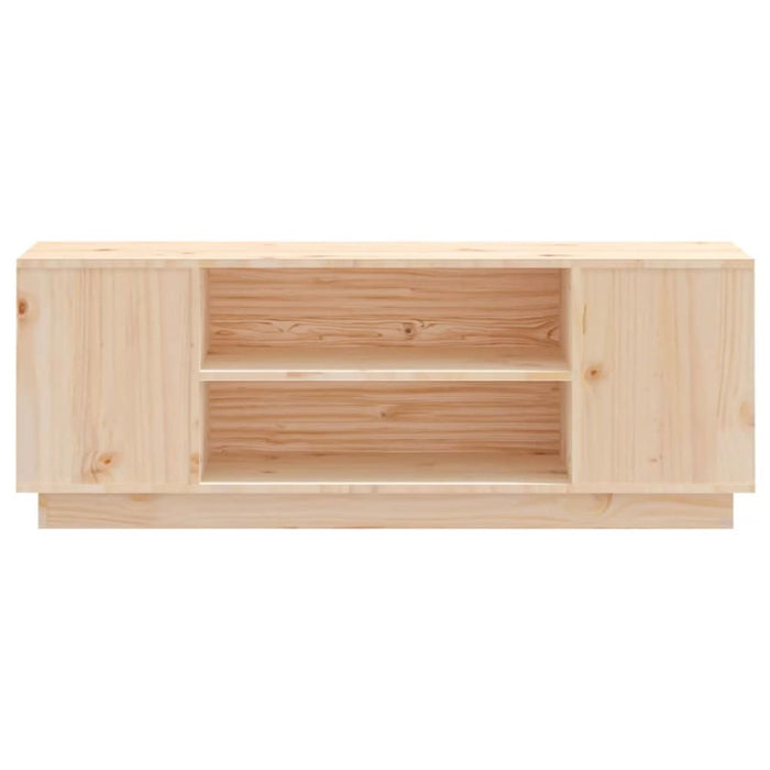 Tv Cabinet 110x35x40.5 Cm Solid Wood Pine Noaabk