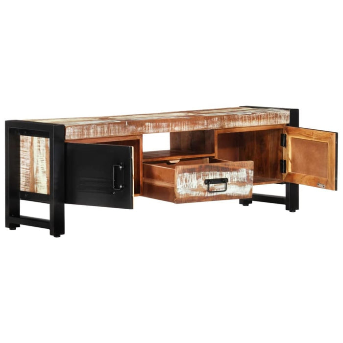 Tv Cabinet 120x30x40 Cm Solid Wood Reclaimed Ttnxxt
