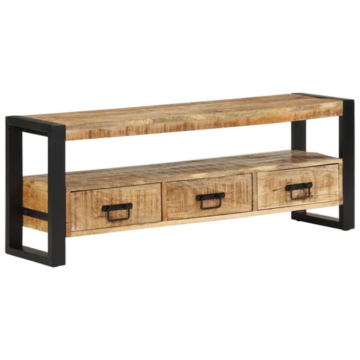 Tv Cabinet 120x30x45 Cm Solid Wood Mango Tpollk