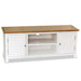 Tv Cabinet 120x35x48 Cm Solid Oak Wood Xaibpk