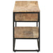 Tv Cabinet 130x30x45 Cm Rough Mango Wood Txolxt
