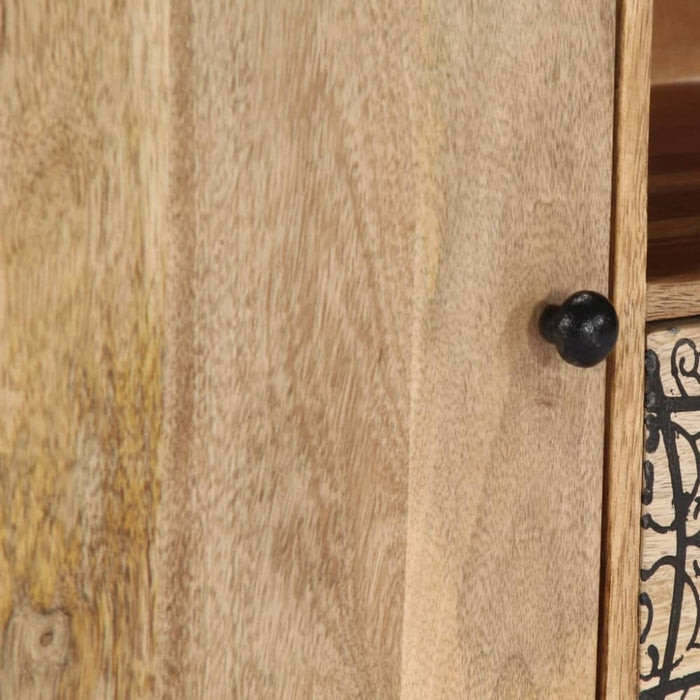 Tv Cabinet 140x30x40 Cm Solid Mango Wood Xaknpl