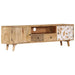 Tv Cabinet 140x30x40 Cm Solid Mango Wood Xaknpl