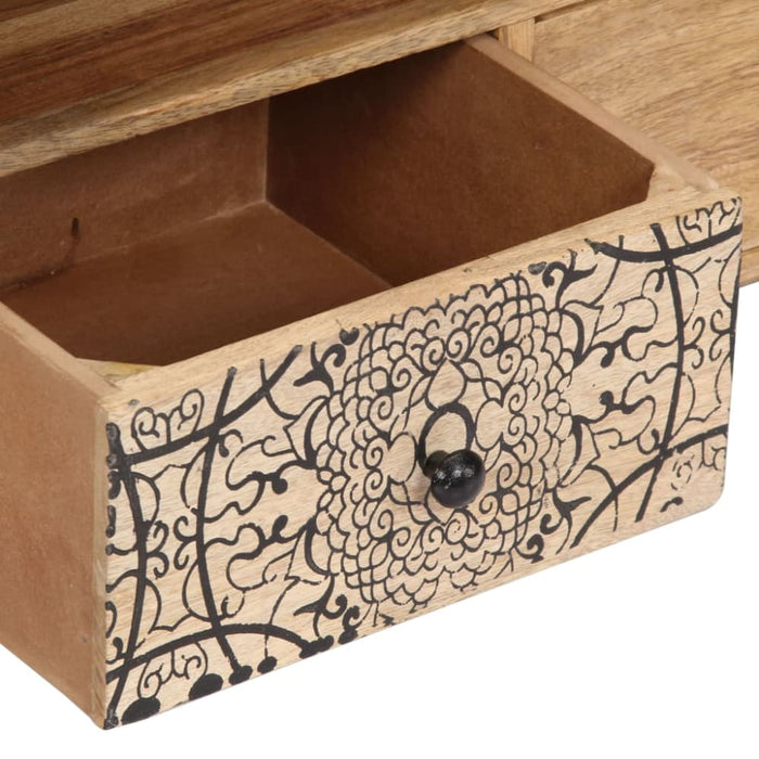 Tv Cabinet 140x30x40 Cm Solid Mango Wood Xaknpl