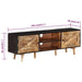 Tv Cabinet 140x30x46 Cm Rough Mango Wood and Solid Acacia