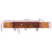Tv Cabinet 140x30x46 Cm Solid Wood Mango Xnlpll