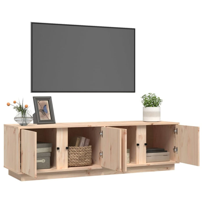 Tv Cabinet 140x40x40 Cm Solid Wood Pine Noaapk