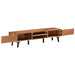 Tv Cabinet 145x35x35 Cm Solid Wood Acacia Ttnaxo