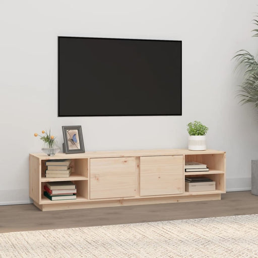 Tv Cabinet 156x40x40 Cm Solid Wood Pine Noaapa