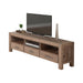 Tv Cabinet With 3 Storage Drawers Shelf Solid Acacia Wooden